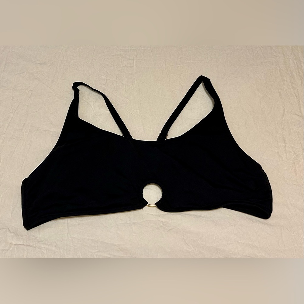 Ambrielle Swim Bikini Top XL Black